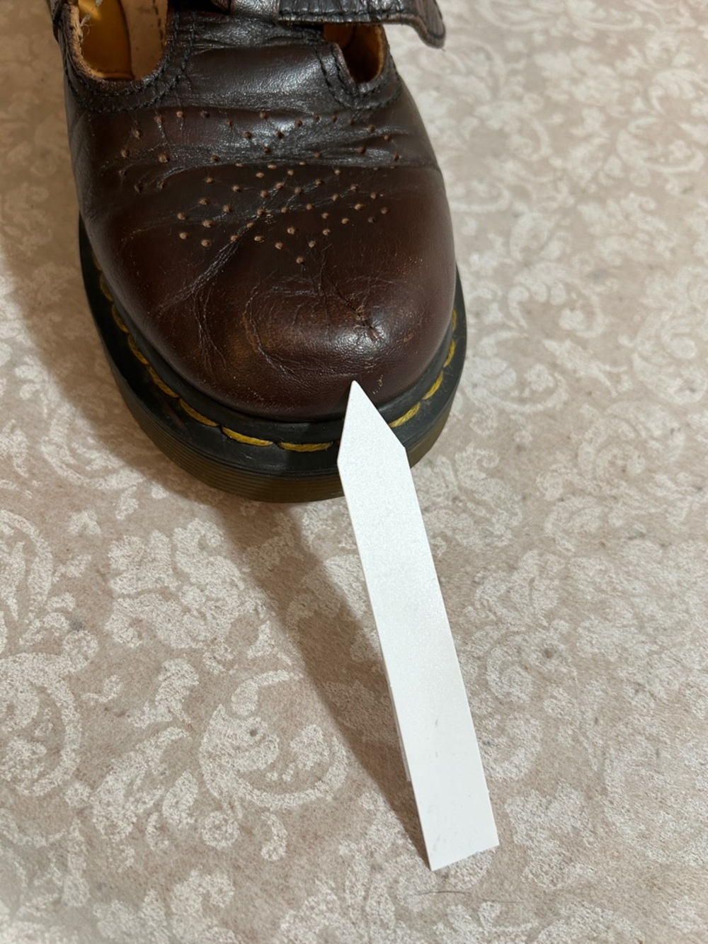 Dr. Martens ~ Chunky Leather Double Strap Mary Jane’s in size US 7 - Picture 12 of 16